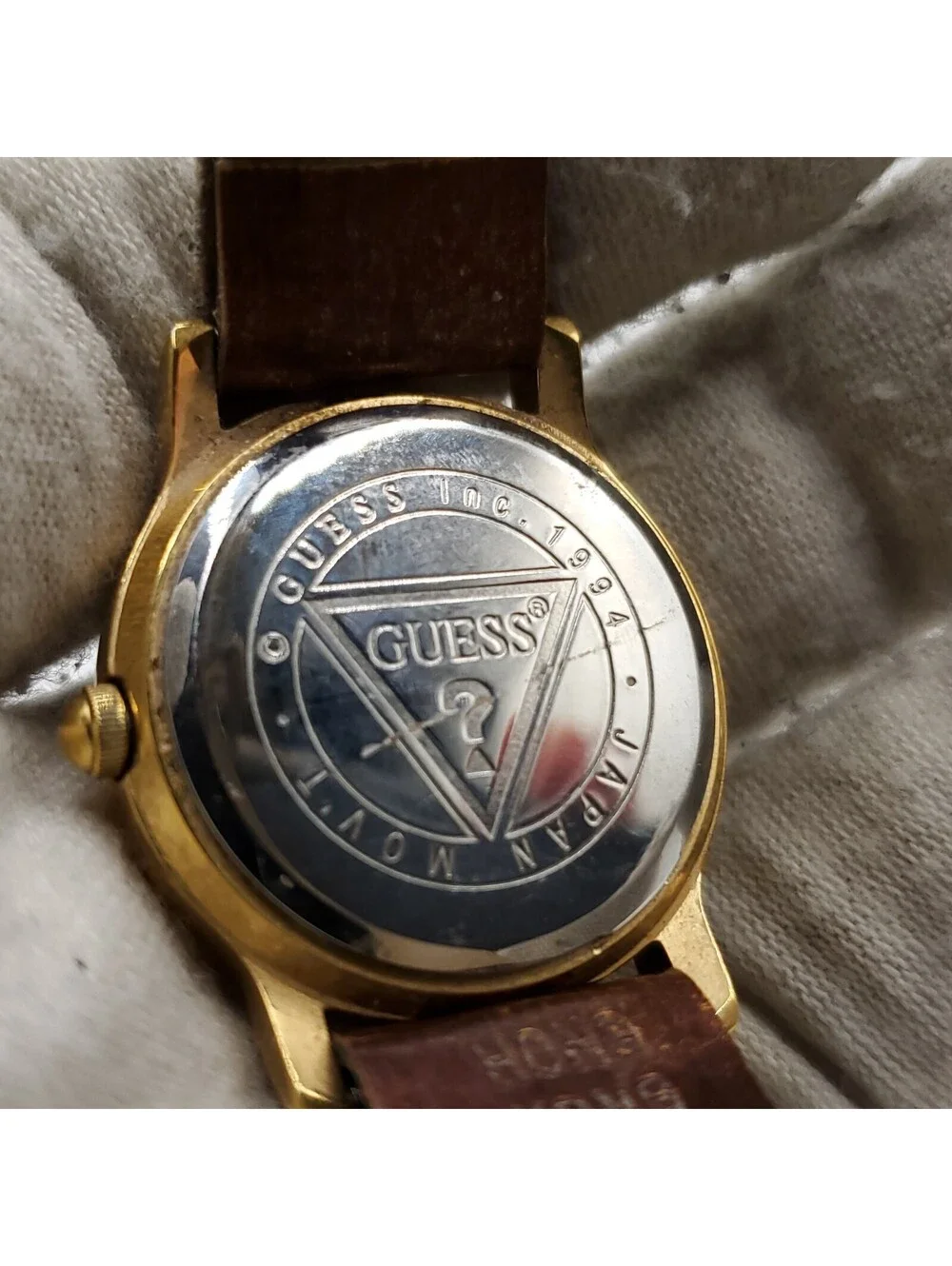Vintage 1994 Womens Watch New Battery Gold Tone 26mm